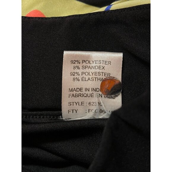 Jamie Sadock Women's Actif Small Pull On Geometric Golf Skort Black Blue Yellow - Picture 8 of 8